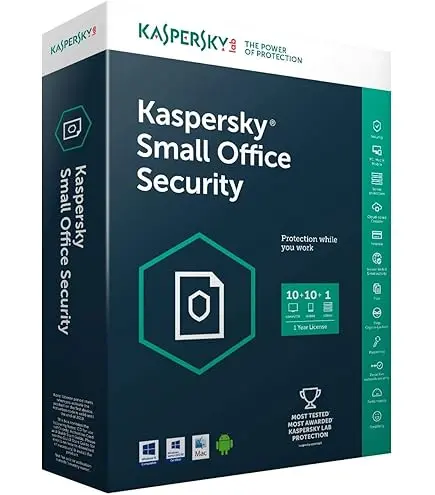 Kaspersky Small Office Security / 5-Dispositivo Movil / 5-Desktop / 1-FileServer / 5-User / 1 Año / Base 